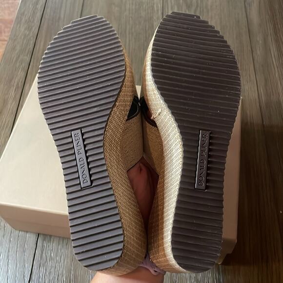 Donald Pliner ideal slip on wedges dark brown size 9 women’s - Picture 9 of 11